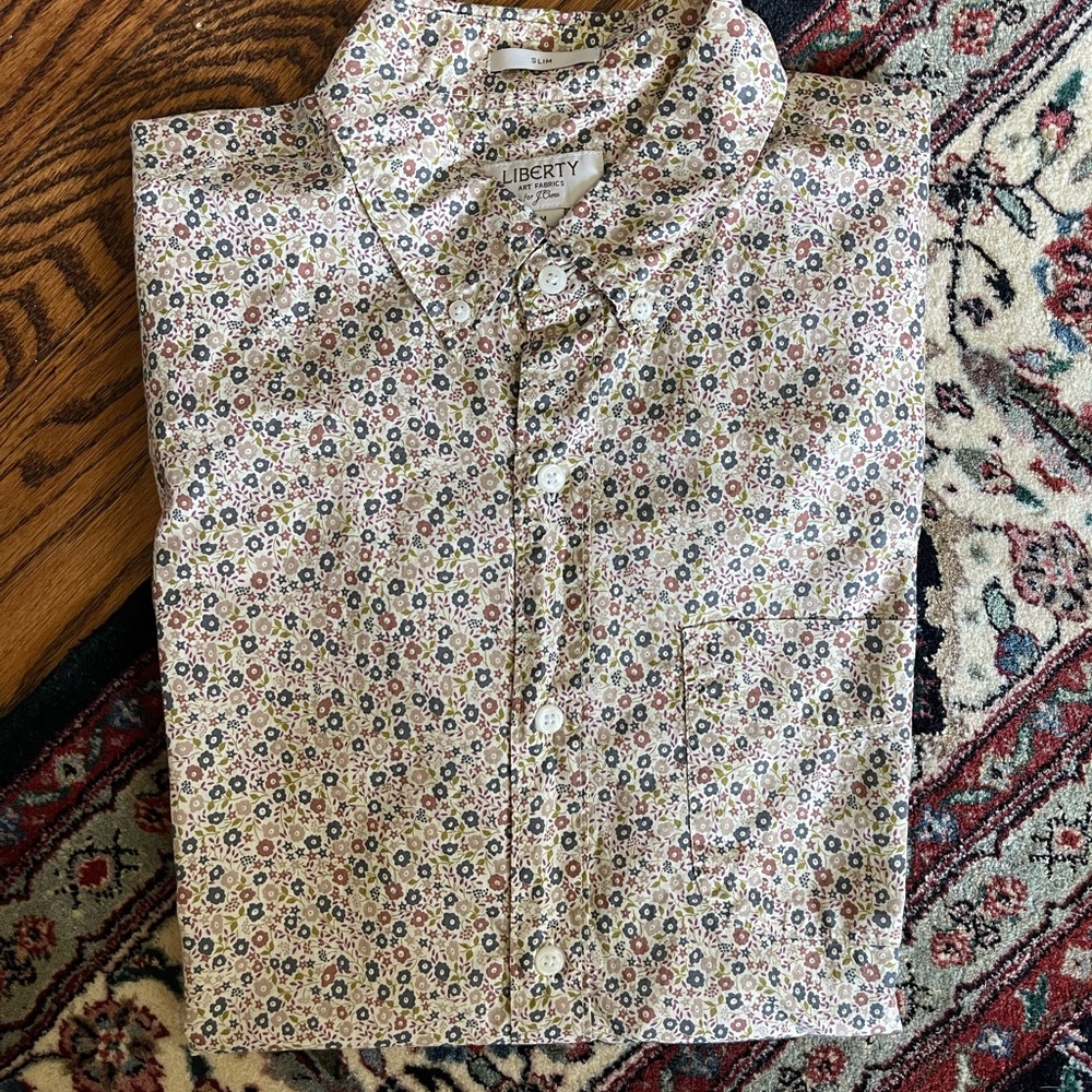 J.Crew x Liberty London floral button-up